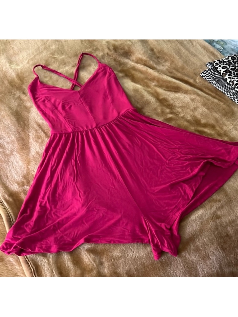 Forever 21 • Women’s S • Hot Pink • Playful Summer Romper • Spaghetti Straps
